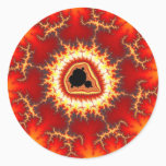 Eos - Fractal Classic Round Sticker