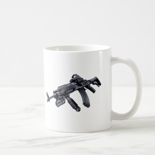 EOTech Sighted Tactical AK-47 Assault Rifle Coffee Mug (Right)
