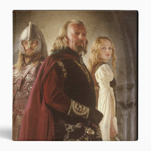 Eowyn and Theoden 3 Ring Binder