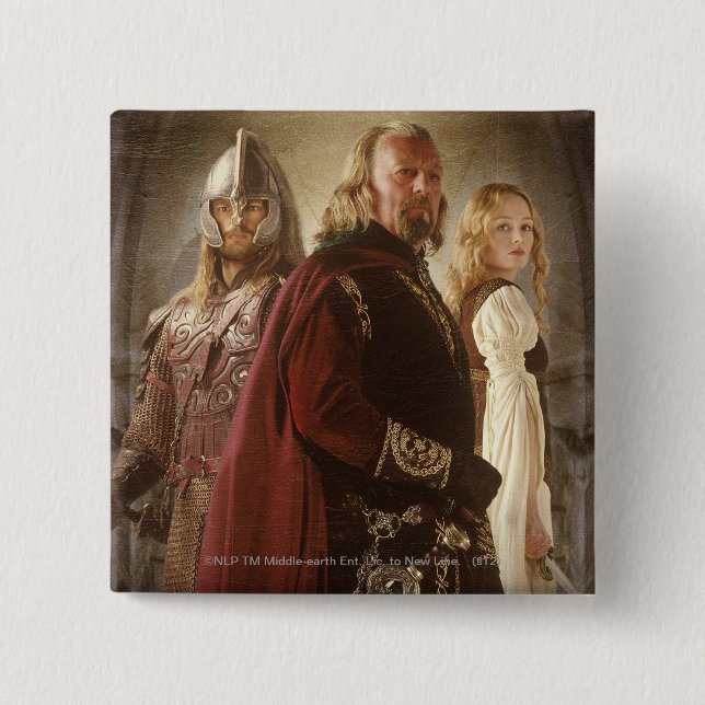 Eowyn and Theoden Button (Front)