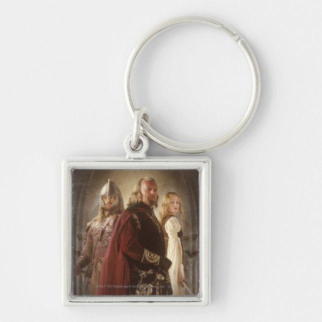 Eowyn and Theoden Keychain (Front)