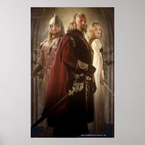 Eowyn and Theoden Poster