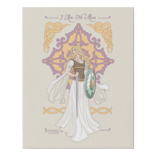 Éowyn "I Am No Man" Battle-Ready Graphic Faux Canvas Print