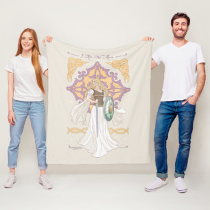 Éowyn "I Am No Man" Battle-Ready Graphic Fleece Blanket