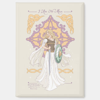 Éowyn "I Am No Man" Battle-Ready Graphic Magnet