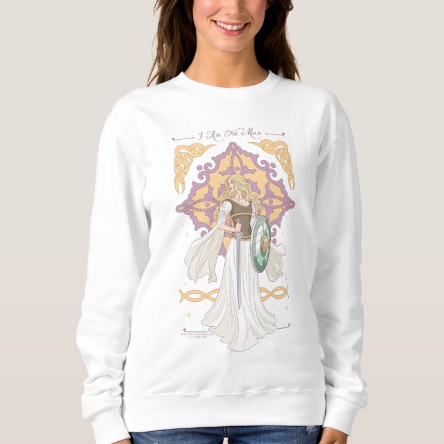 Éowyn "I Am No Man" Battle-Ready Graphic Sweatshirt (Front)