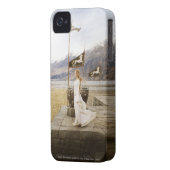 Eowyn on Castle Steps Case-Mate iPhone Case (Back Left)