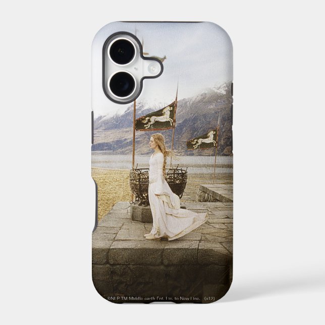 Eowyn on Castle Steps Iphone Case (Back)