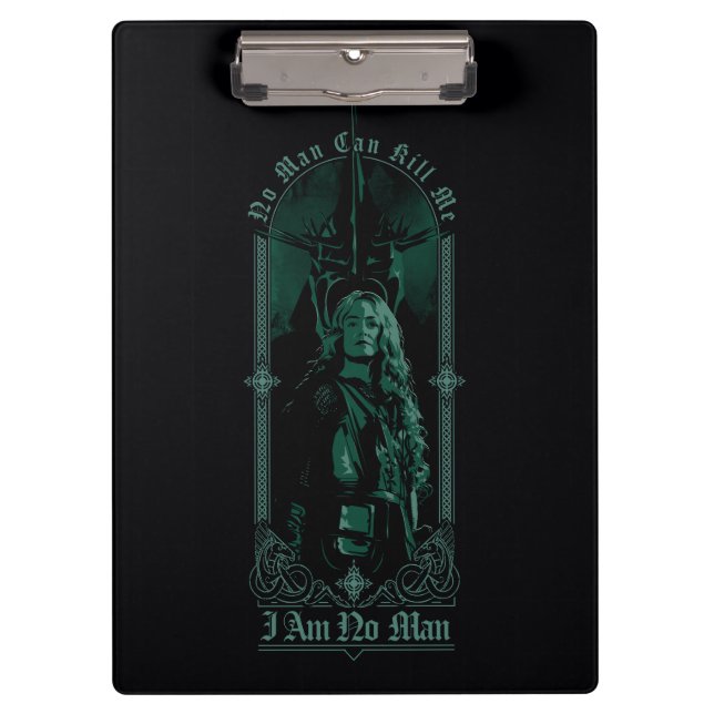 Éowyn Vs SAURON™ "I Am No Man" Rohan Graphic Clipboard (Front)