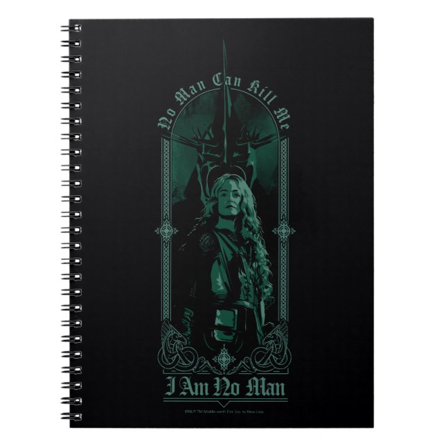Éowyn Vs SAURON™ "I Am No Man" Rohan Graphic Notebook (Front)