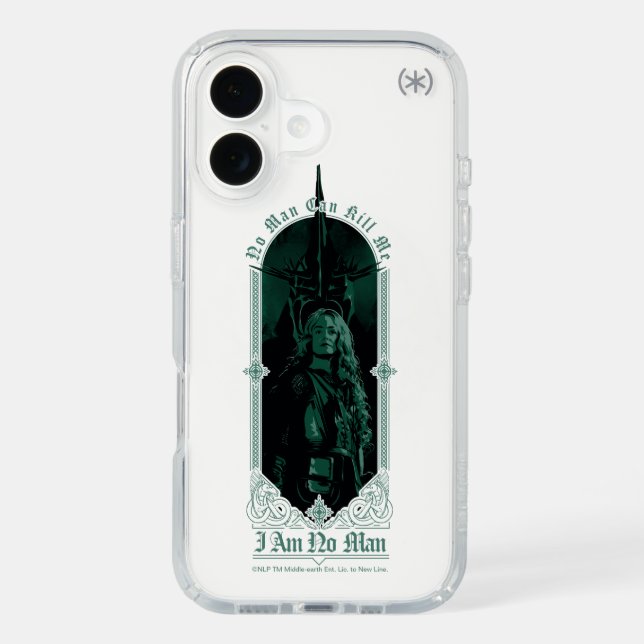 Éowyn Vs SAURON™ "I Am No Man" Rohan Graphic Speck iPhone Case (Front)