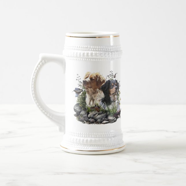 Epagneul Breton, Brittany Spaniel   Beer Stein (Left)