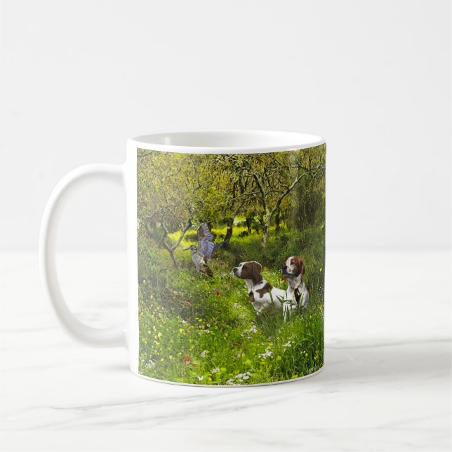 Epagneul Breton, Brittany Spaniel      Coffee Mug (Left)