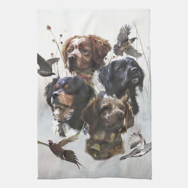 Epagneul Breton, Brittany Spaniel      Kitchen Towel (Vertical)