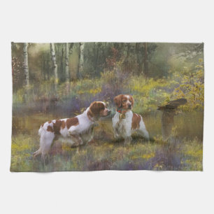 Epagneul Breton, Brittany Spaniel      Kitchen Towel
