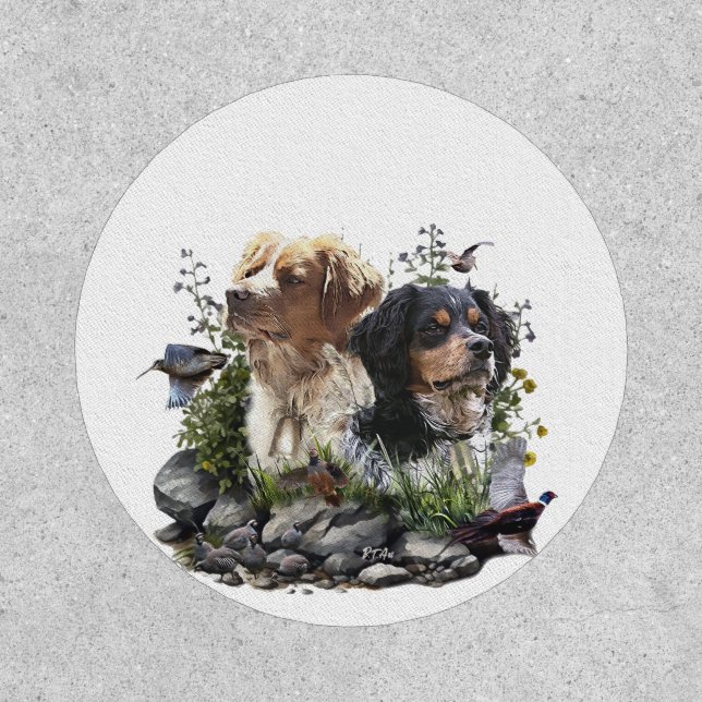 Epagneul Breton, Brittany Spaniel   Patch (Front)