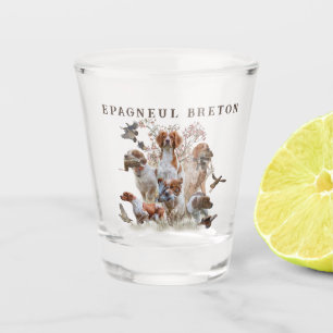 Epagneul Breton, Brittany Spaniel      Shot Glass