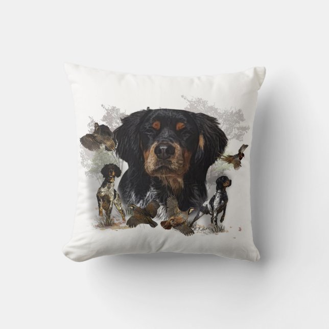 Epagneul Breton, Brittany Spaniel   Throw Pillow (Front)
