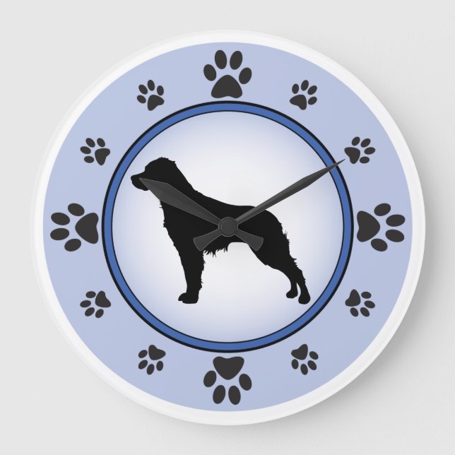 Epagneul Breton French Brittany Spaniel Large Clock (Front)