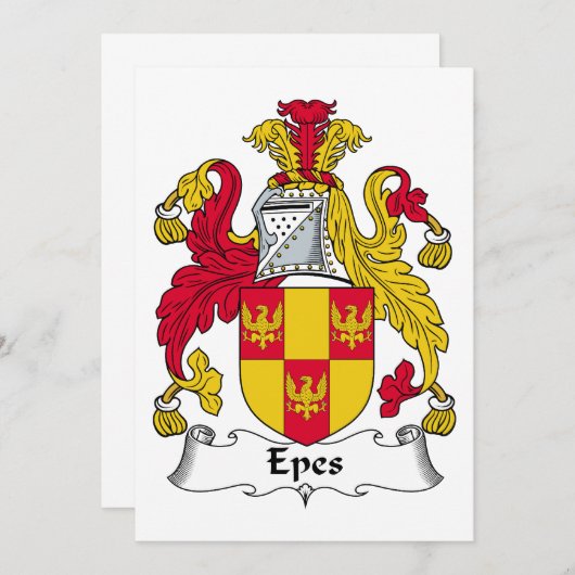 Epes Family Crest (Front/Back)