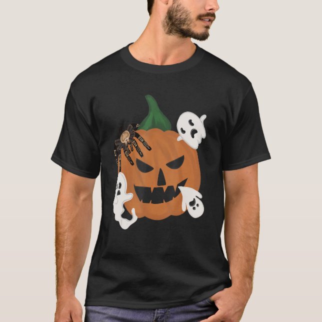 Ephebopus Murinus Skeleton Bird Spider Tarantula H T-Shirt (Front)