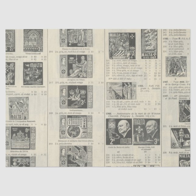 Ephemera Antique Paper Series Design 14 (Front)
