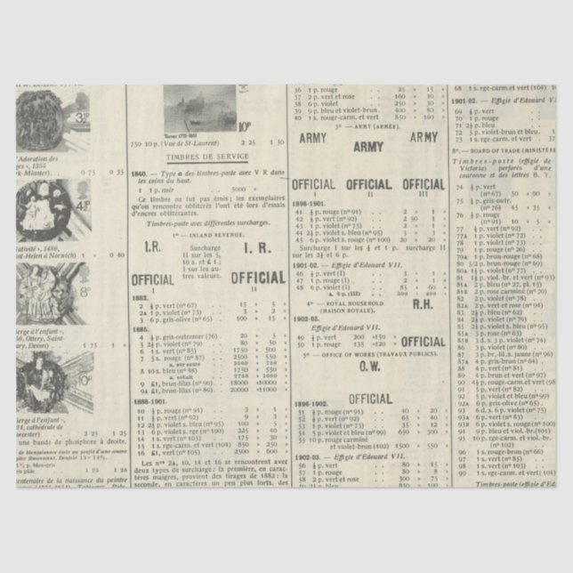 Ephemera Antique Paper Series Design 8 (Front)