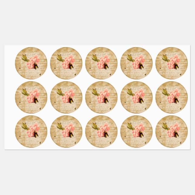 Ephemera Bee Labels (Sheet)