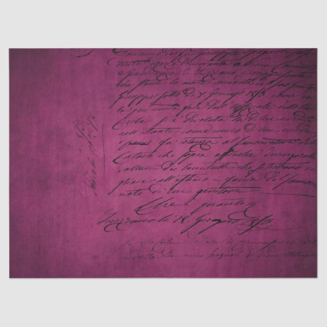 Ephemera Burgundy Paper Series Design 6 (Front)