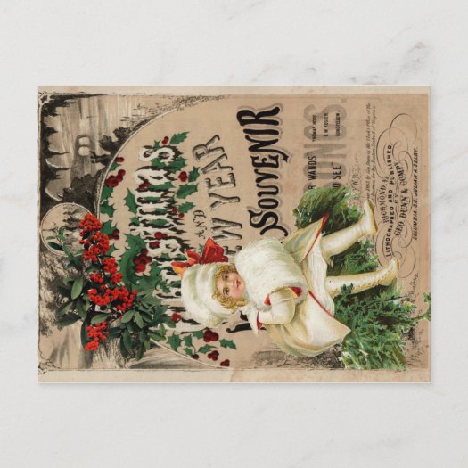 Ephemera Christmas New Year Souvenir Holiday