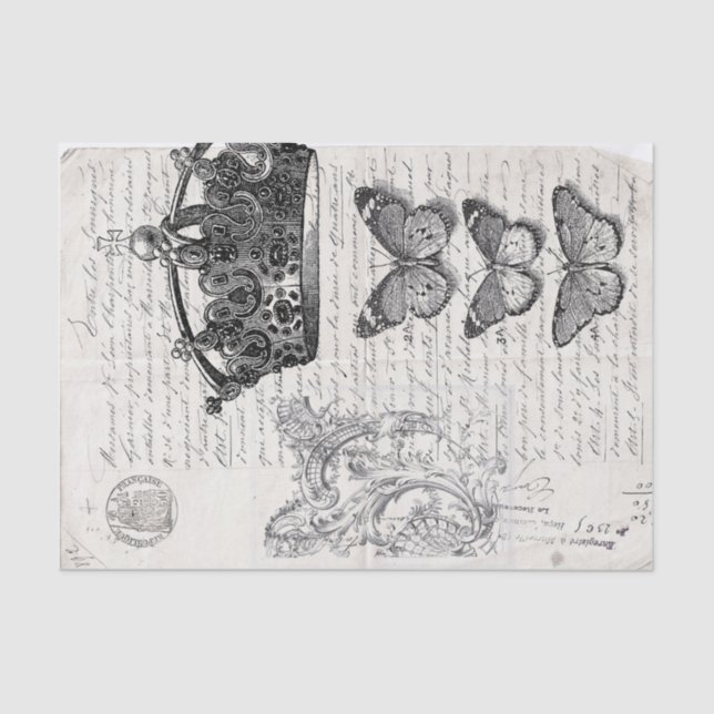 Ephemera Collage Tissue Paper (Front)