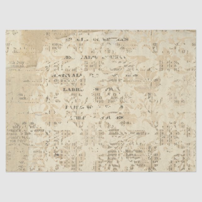 Ephemera Distressed Paper Series Design 17 (Front)