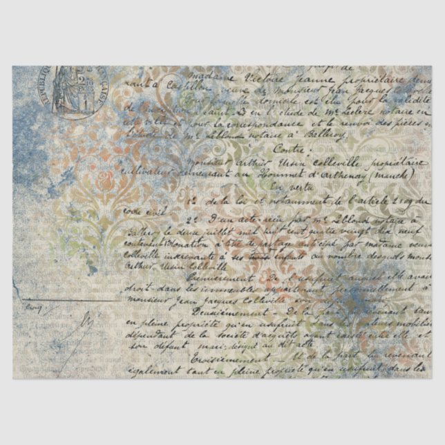 Ephemera Distressed Paper Series Design 4 (Front)