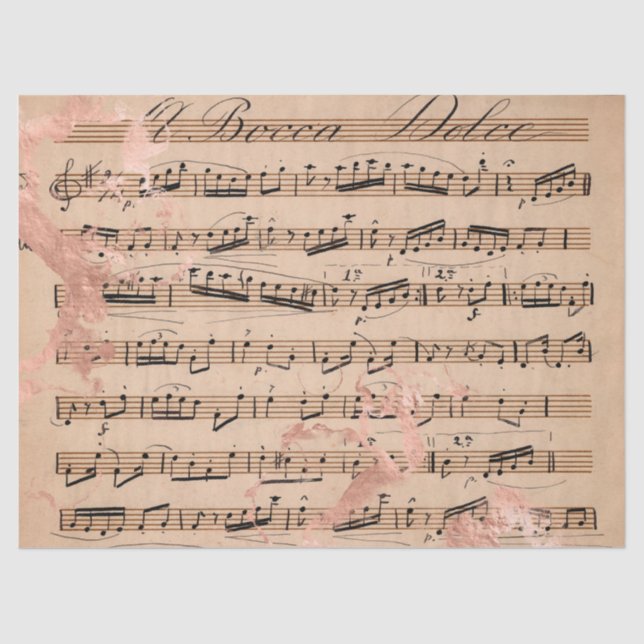 Ephemera Rose Gold Paper Series Design 1 (Front)