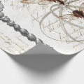 Ephemera Script Wrapping Paper | Zazzle