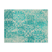 Ephemera Turquoise Paper Series Design 19