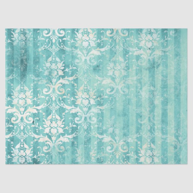 Ephemera Turquoise Paper Series Design 20 (Front)