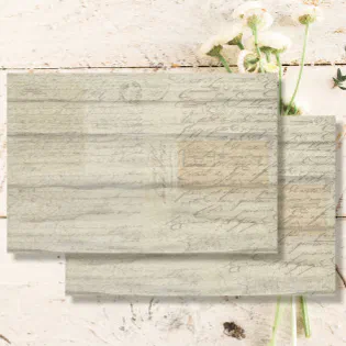 Ephemera Vintage Wooden Farm Farmhouse Decoupage Tissue Paper
