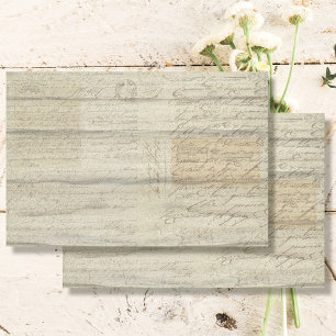 Ephemera Vintage Wooden Farm Farmhouse Decoupage Tissue Paper