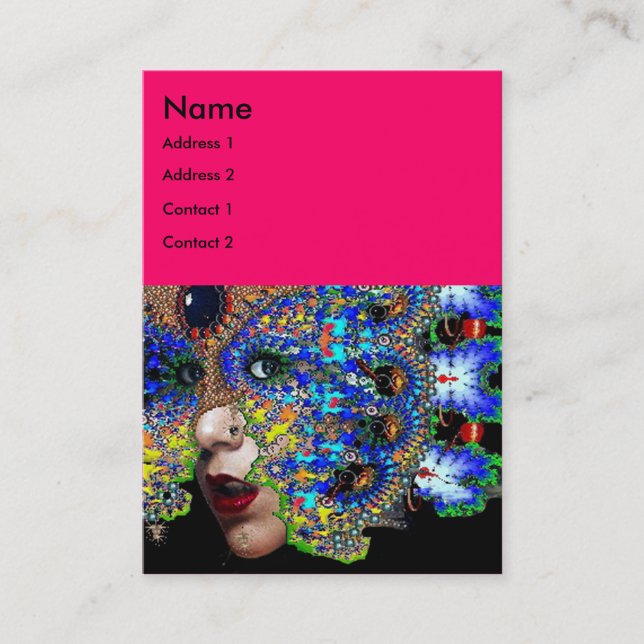 EPHEMERAL Beauty,Fashion,Cosmetics, Makeup Artist Business Card (Front)