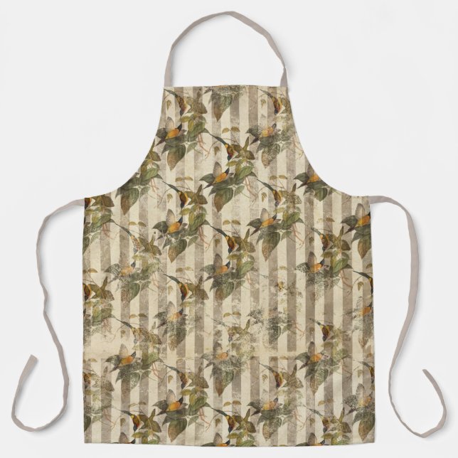 Ephemeral Birds Series Design Seven  Apron (Front)