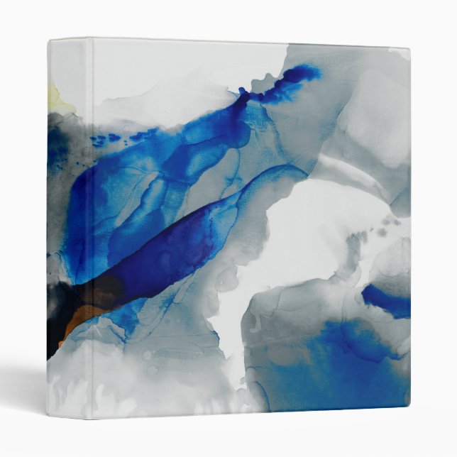 Ephemeral - Blue & Grey 3 Ring Binder (Front/Spine)