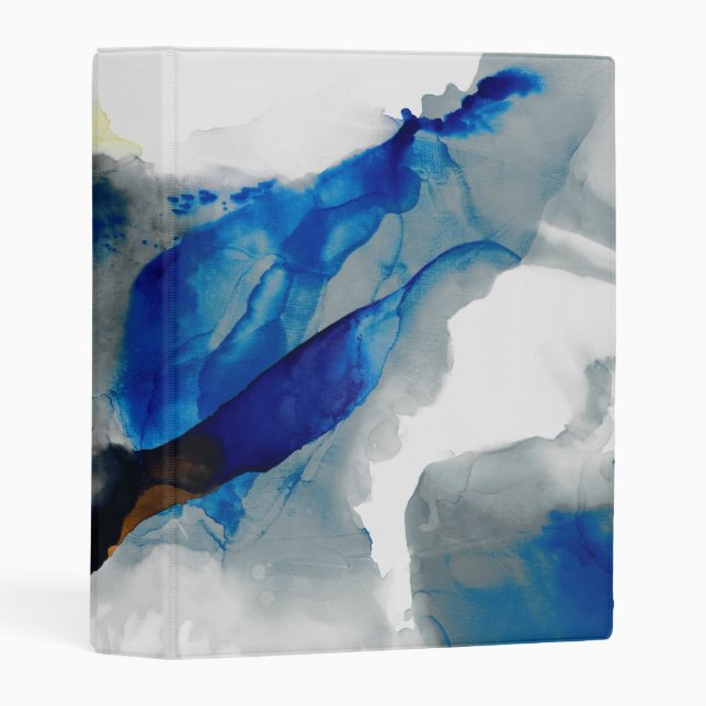 Ephemeral - Blue & Grey Mini Binder (Front/Spine)