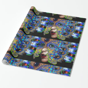 EPHEMERAL FRACTAL MASK WRAPPING PAPER