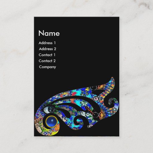 Customizable EPHEMERAL SAPPHIRE Beauty ,Salon,Spa,Makeup Artist Business Cards