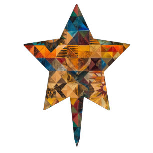Ephemeral Sapphire "Inherited Artistry" Star Cakep Cake Topper