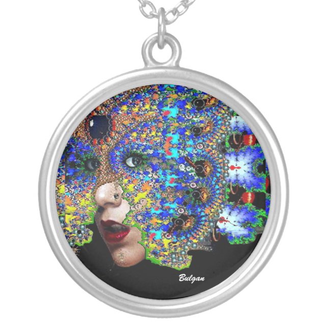 EPHEMERAL SILVER PLATED NECKLACE (Front)