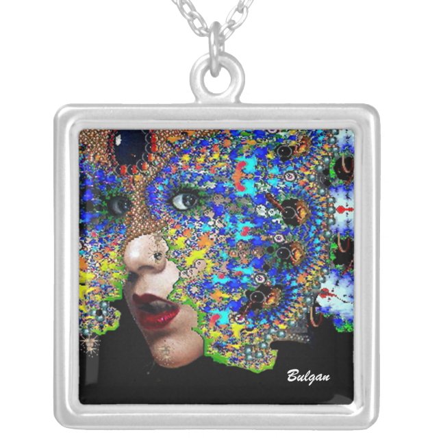 EPHEMERAL SILVER PLATED NECKLACE (Front)