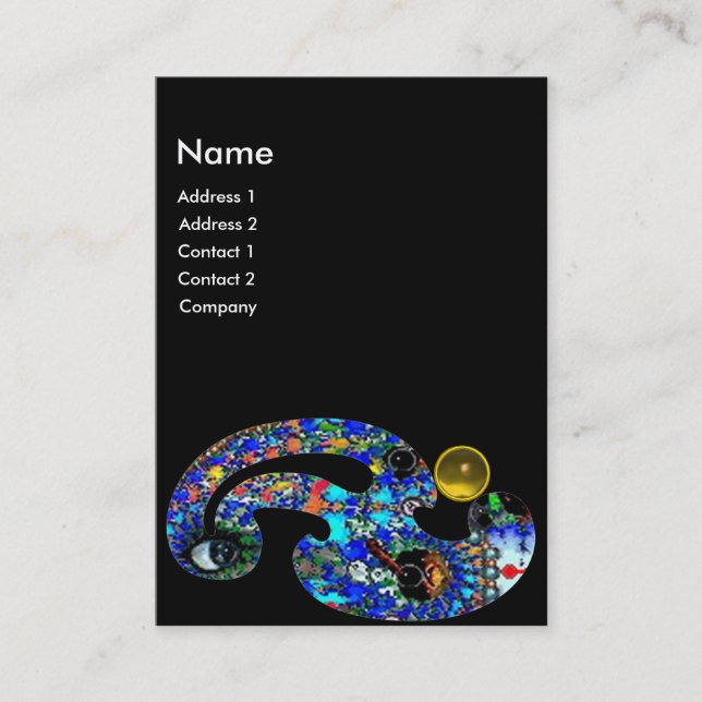 EPHEMERAL TOPAZ Beauty,Salon,Spa, Makeup Artist Business Card (Front)