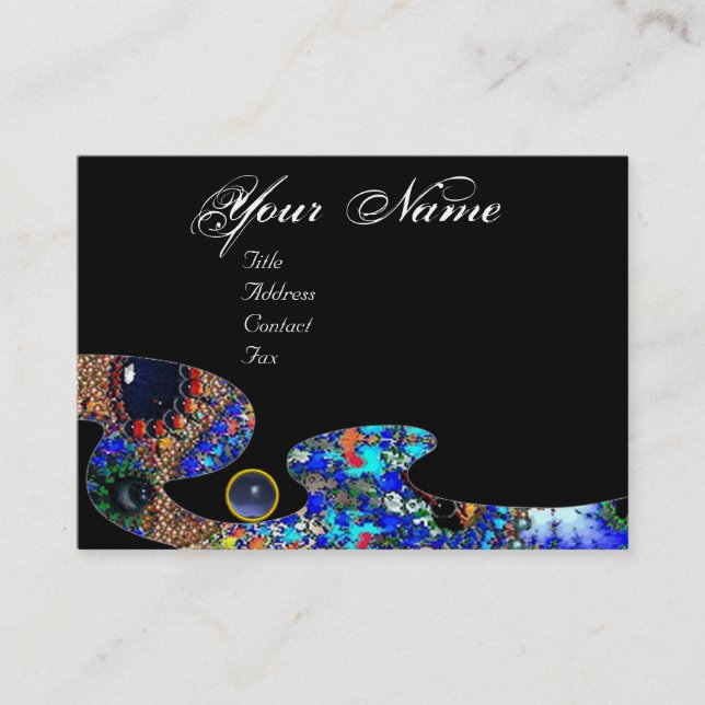 EPHEMERAL TOPAZ Beauty,Salon,Spa, Makeup Artist Business Card (Front)